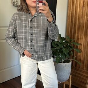 Madewell Plaid Westlake Shirt. Size S
